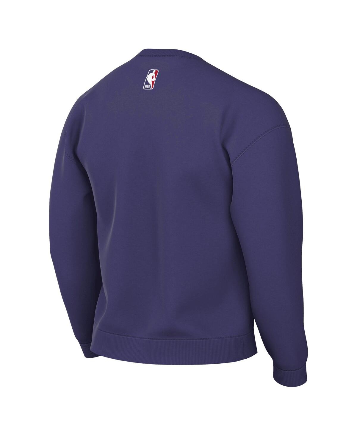 Jordan Men's Purple Charlotte Hornets Statement Edition Sweatshirt
