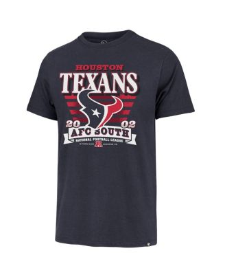Men's Navy Houston Texans Stripe Splash Franklin T-Shirt