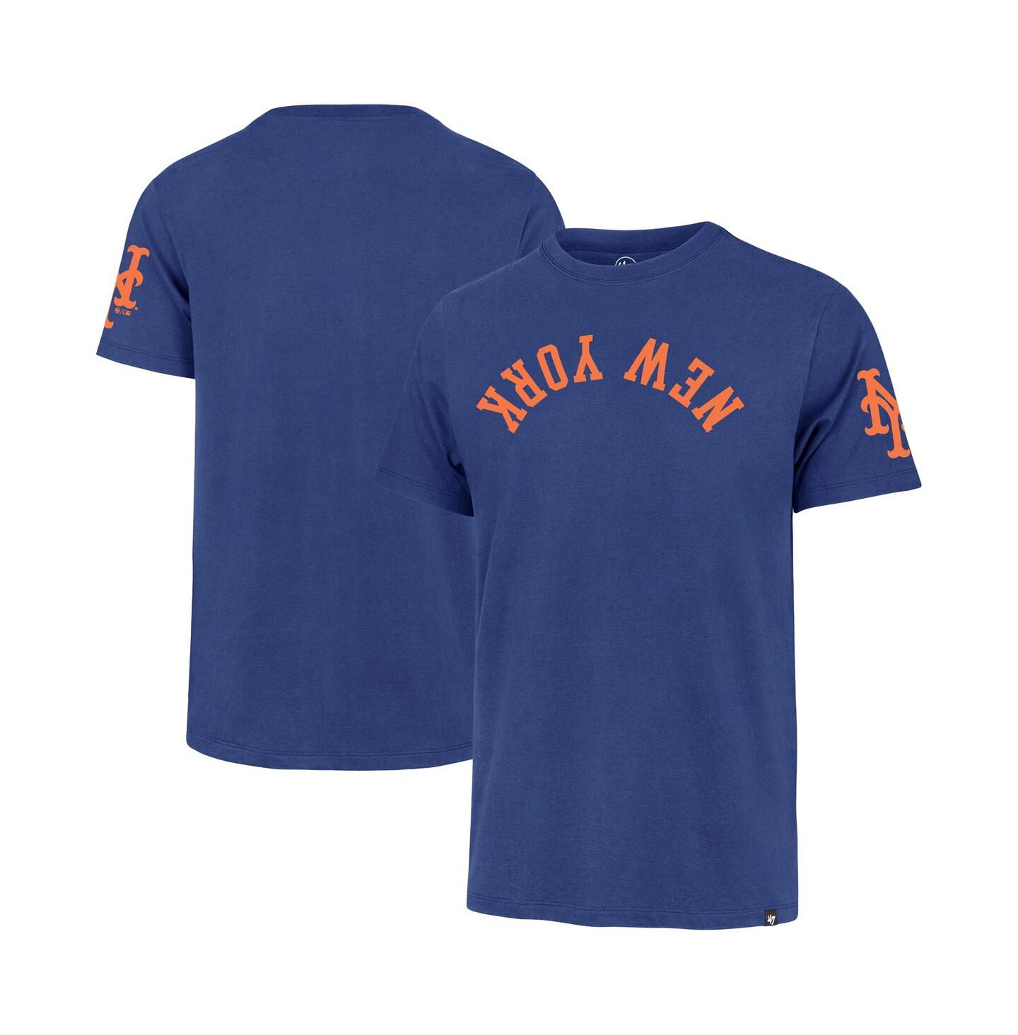 Мужская футболка '47 Brand Royal New York Mets Upside Down Two-Peat Franklin — фото 1