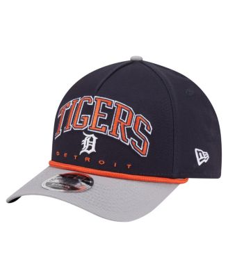 Men's Navy/Gray Detroit Tigers Arch 9FORTY A-Frame M-Crown Adjustable Hat