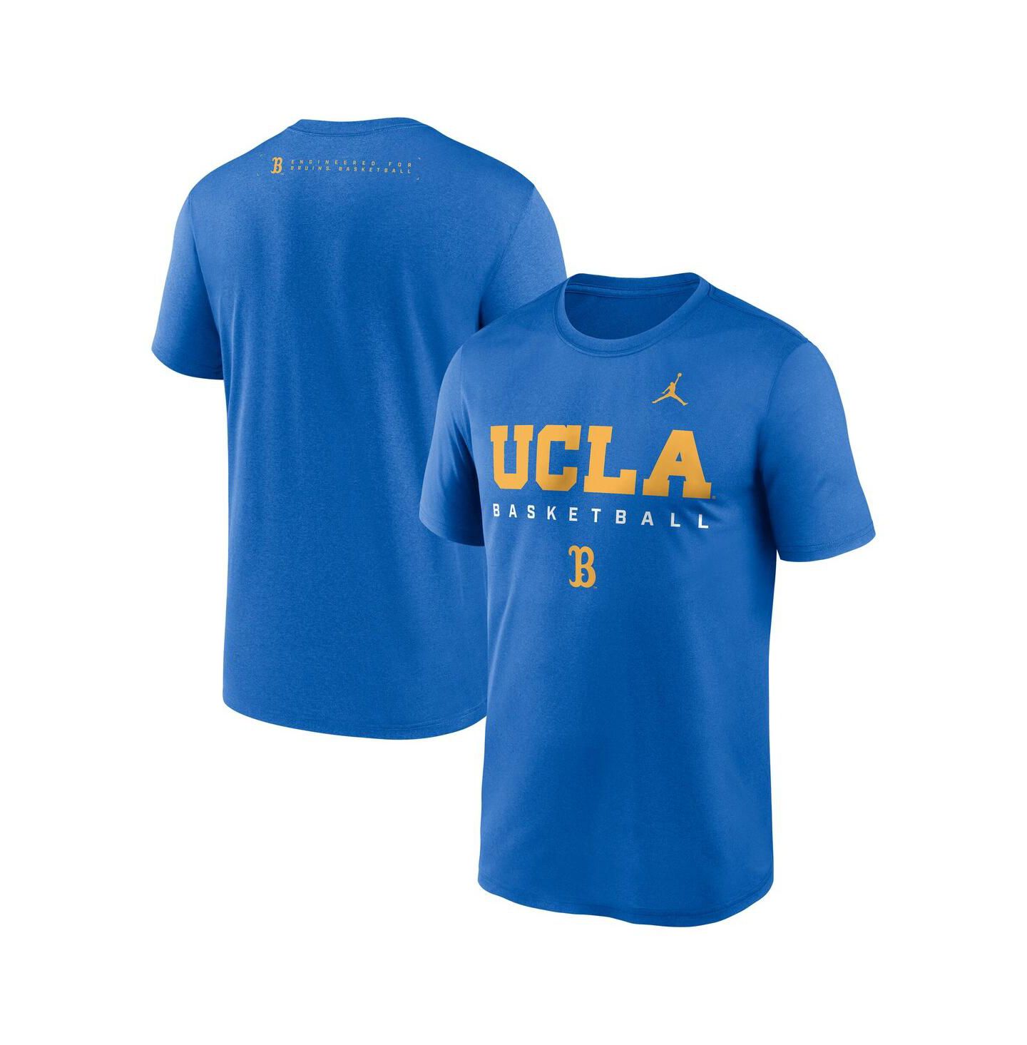 Мужская футболка Jordan Blue Ucla Bruins 2025 Courtside Basketball Legend Dri-FIT — фото 1
