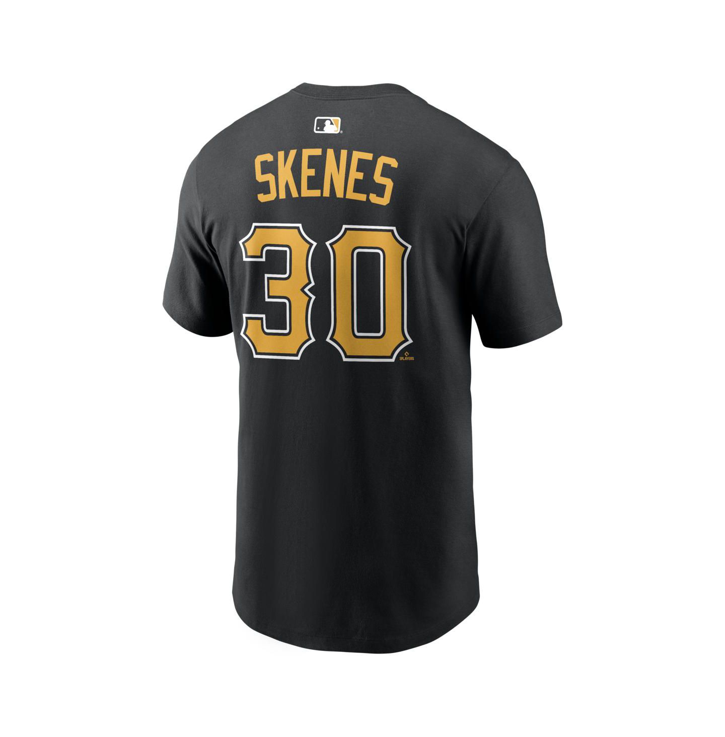 Мужская футболка Nike Paul Skenes Black Pittsburgh Pirates Home Name & Number — фото 3