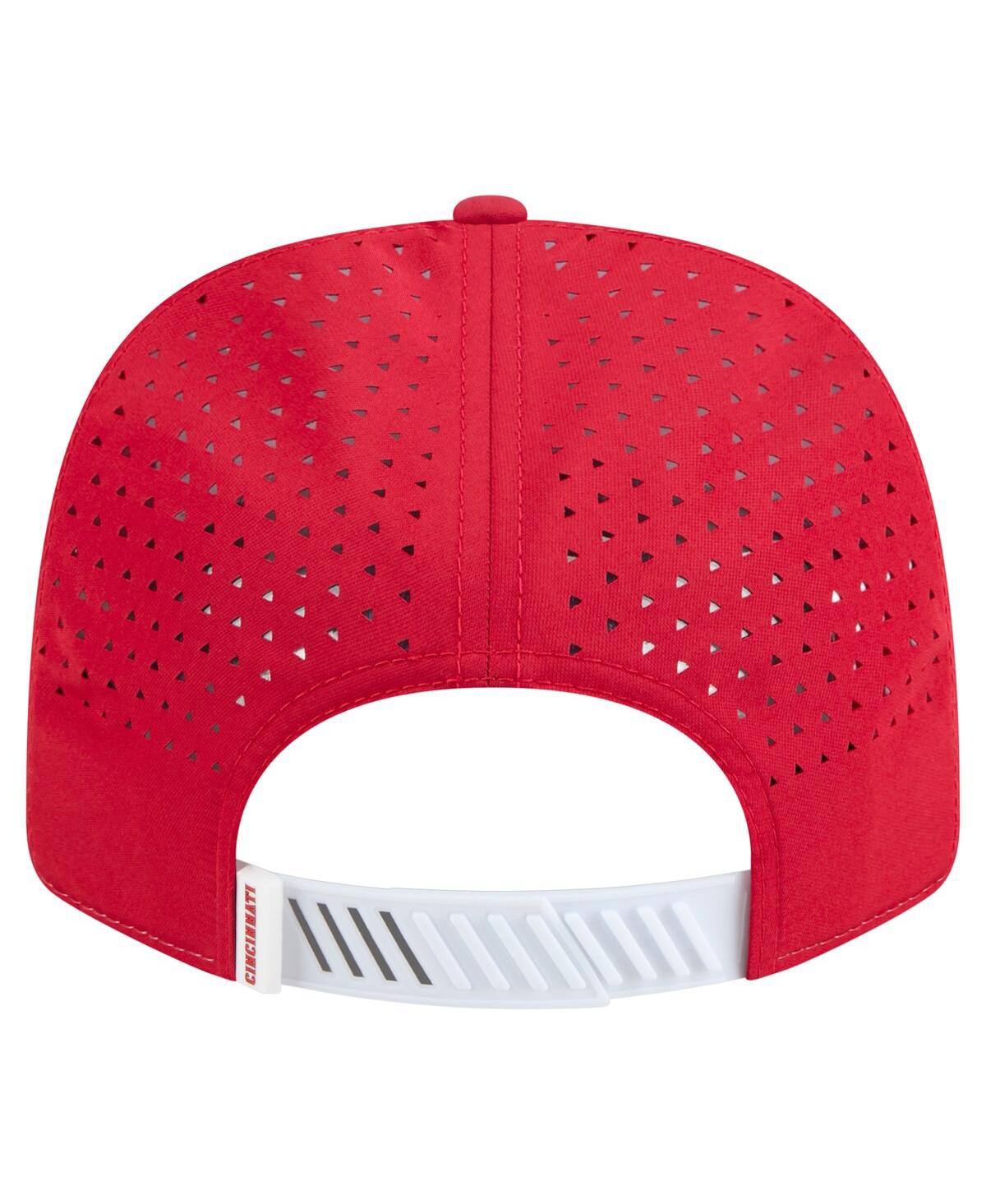 New Era Men's White/Red Cincinnati Reds Established Patch 9SEVENTY Adjustable Hat