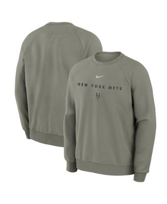 Men's Green New York Mets Statement Primary Raglan Dri-FIT Sweatshirt