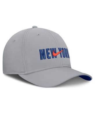 Men's New Era Gray New York Mets Primetime Dri-FIT Rise Bozz Flex Hat