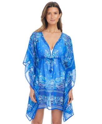 Women's Pull-On Cover-Up Swim Caftan