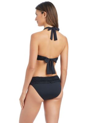 Women's Rufflicious Halter Neck Swim Bikini Top