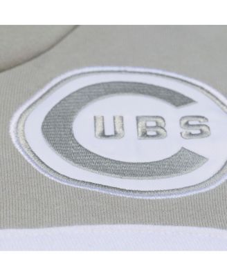 Men's Gray Chicago Cubs Cooperstown Collection Thunderstorm Head Coach Hoodie