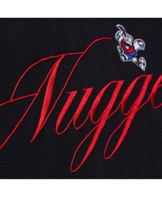 Women's Black Denver Nuggets Hardwood Classics Script Lightweight Sweatshirt