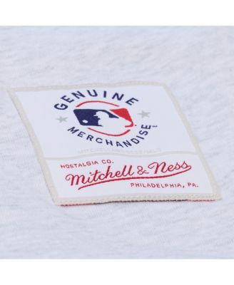 Women's Heather Gray San Diego Padres Script Cropped Boxy T-Shirt