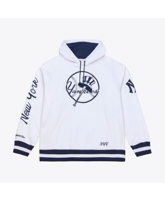 Men's White New York Yankees Cooperstown Collection Fleece Hoodie