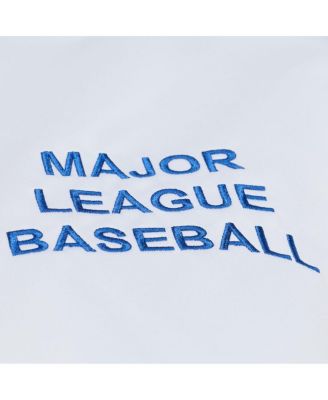 Men's White Chicago Cubs Cooperstown Collection Arctic Lightweight Satin Full-Snap Jacket