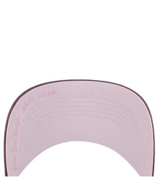 Men's and Women's Stone/Burgundy San Diego Padres Love Letter Adjustable Hitch Hat