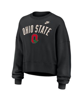 Women's Black Ohio State Buckeyes Legacy Fleece Sweatshirt