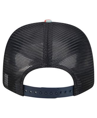 Men's Denim/Navy Houston Astros Aztec Denim 9SEVENTY Adjustable Hat