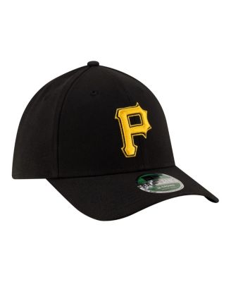 Men's Black Pittsburgh Pirates Alternate Player Replica 39THIRTY M-Crown Flex Hat
