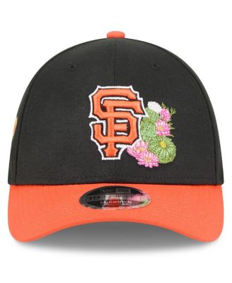 Men's Black/Orange San Francisco Giants 2026 Spring Training M-Crown 39THIRTY Flex Hat