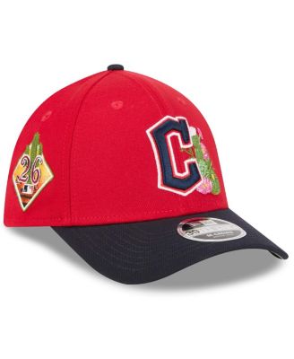 Men's Red/Navy Cleveland Guardians 2026 Spring Training M-Crown 39THIRTY Flex Hat