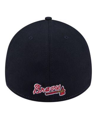 Men's Stone Atlanta Braves 2026 Spring Training Fan Pack Gradient 39THIRTY Flex Hat
