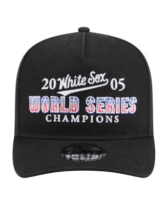 Men's Black Chicago White Sox 2005 World Series Champions Historic 9FIFTY A-Frame Snapback Hat