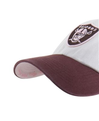 Men's and Women's Stone/Burgundy Las Vegas Raiders Love Letter Clean Up Adjustable Hat