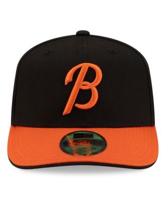 Men's Black/Orange Baltimore Orioles Player Replica 9SEVENTY Adjustable Hat