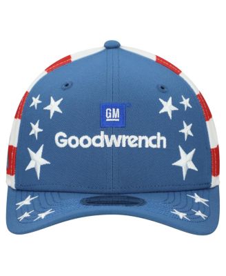 Men's Blue Dale Earnhardt COOLERA 9SEVENTY Flag Adjustable Hat