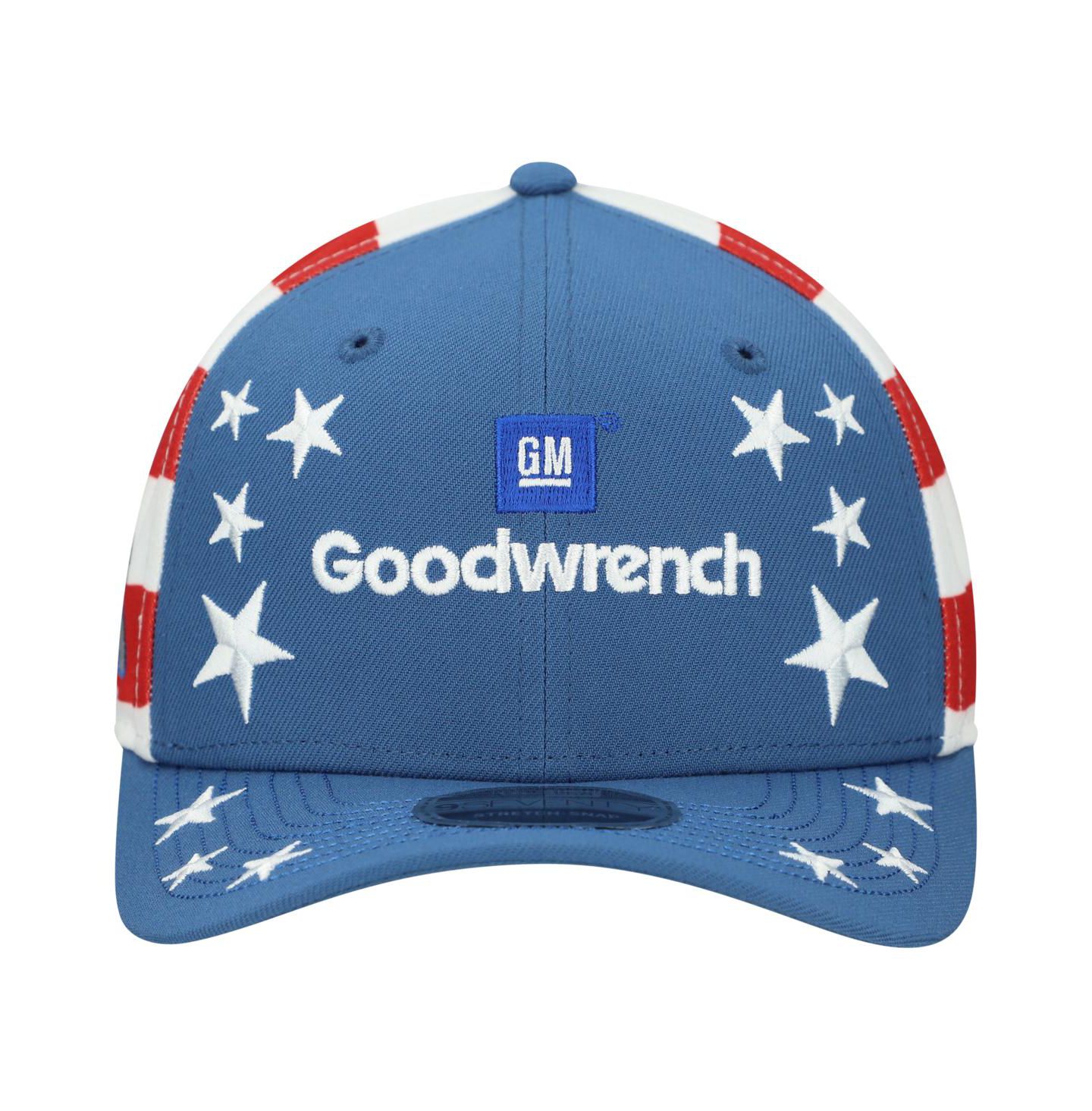 Мужская кепка New Era Blue Dale Earnhardt Coolera 9SEVENTY Flag Adjustable Hat — фото 2
