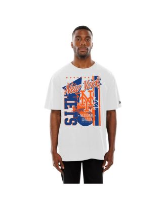 Men's White New York Mets Big Graphic Domestic T-Shirt