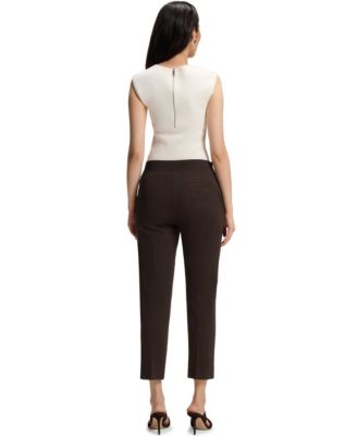 BOSS by Women's Stretch Jersey Slim-Fit Pants