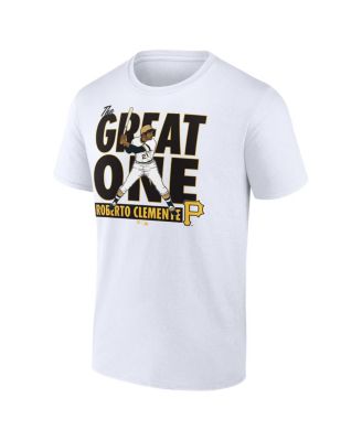 Men's Roberto Clemente White Pittsburgh Pirates Cooperstown Collection Player T-Shirt