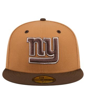 Men's Light Brown/Dark Brown New York Giants Two-Tone Walnut 59FIFTY Fitted Hat