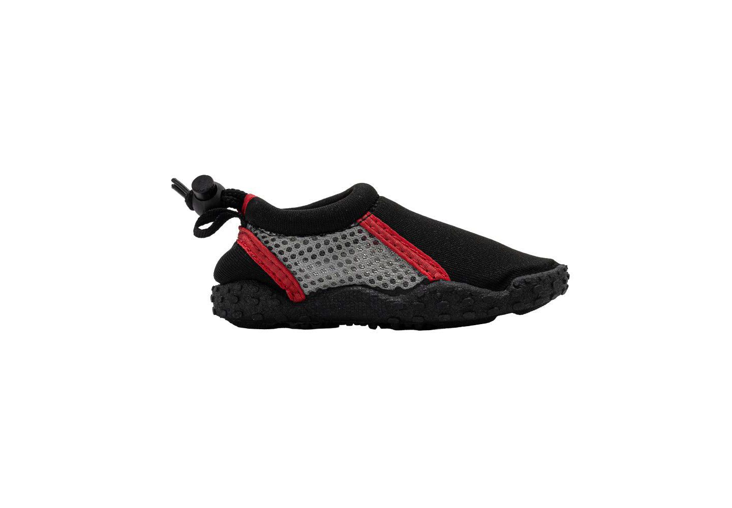 Обувь Banana Boat Swim Shoes Nonslip Quick Dry Aqua Shoes for Beach and Water Activities для мальчиков-малышей, цвет: Чёрный красный — фото 2