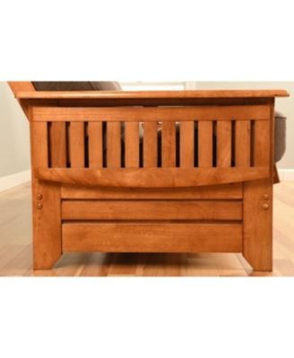 Phoenix Frame-Barbados Finish-Suede Mattress-Storage Drawers