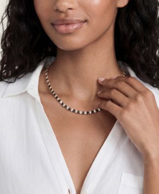 Marquise Beaded Choker Necklace