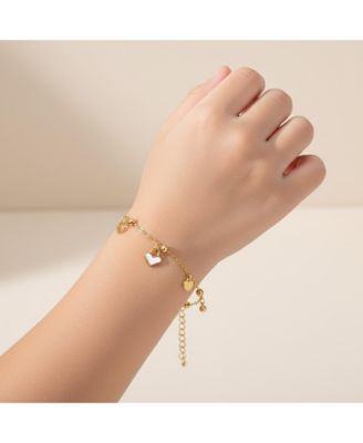 Dainty Polish 14K Gold Plated Adorable Multi-Charms Bracelets