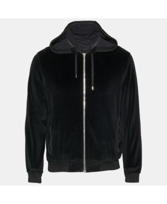 Men's Velvet Zip Up Medusa Hoodie