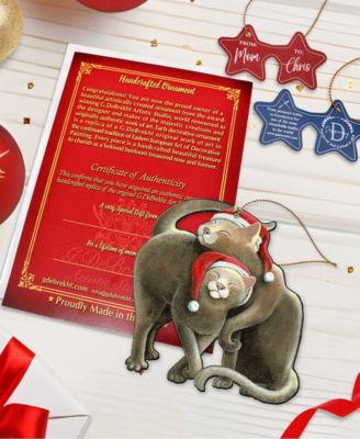 Party Cats Holiday Ornaments, Set of 3