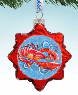 Lobster Mercury Holiday Ornament