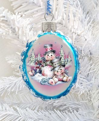 Snowman Mercury Holiday Ornament