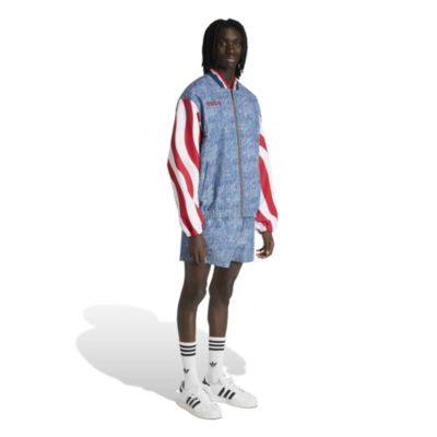 Men's Blue USA Soccer 1994 Denim Graphic Full-Zip Track Jacket