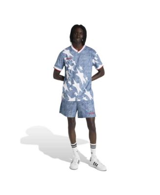 Men's Blue USA Soccer 1994 Denim Graphic Fashion Jersey