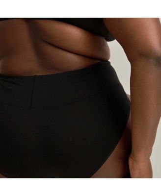 Plus Size Full Coverage High Rise Brief