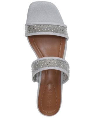 Women's Violettt Two Band Mesh Evening Slip-On Sandals