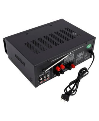 800W Bluetooth Stereo Amplifier, 2.1 Channel Home Audio with Karaoke, USB/SD & FM Radio