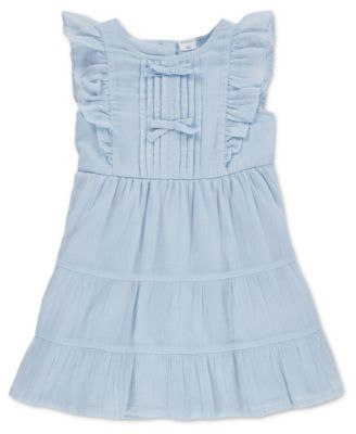 abercrombie Kids Girls Flutter Sleeve Dress - Blue 55$