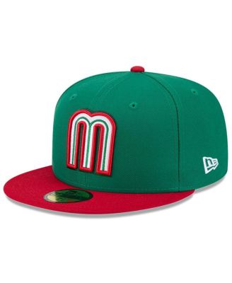 Men's Green/Red Mexico Baseball 2026 World Baseball Classic 59FIFTY Fitted Hat