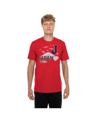 Men's Red Japan Baseball 2026 World Baseball Classic Country T-Shirt