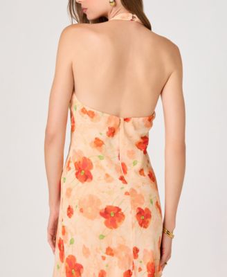 Women's Yasmeen Halter Neck Printed Dress