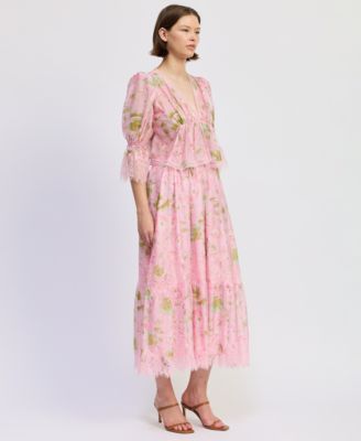 Women's 3/4-Sleeve V-Neck Top